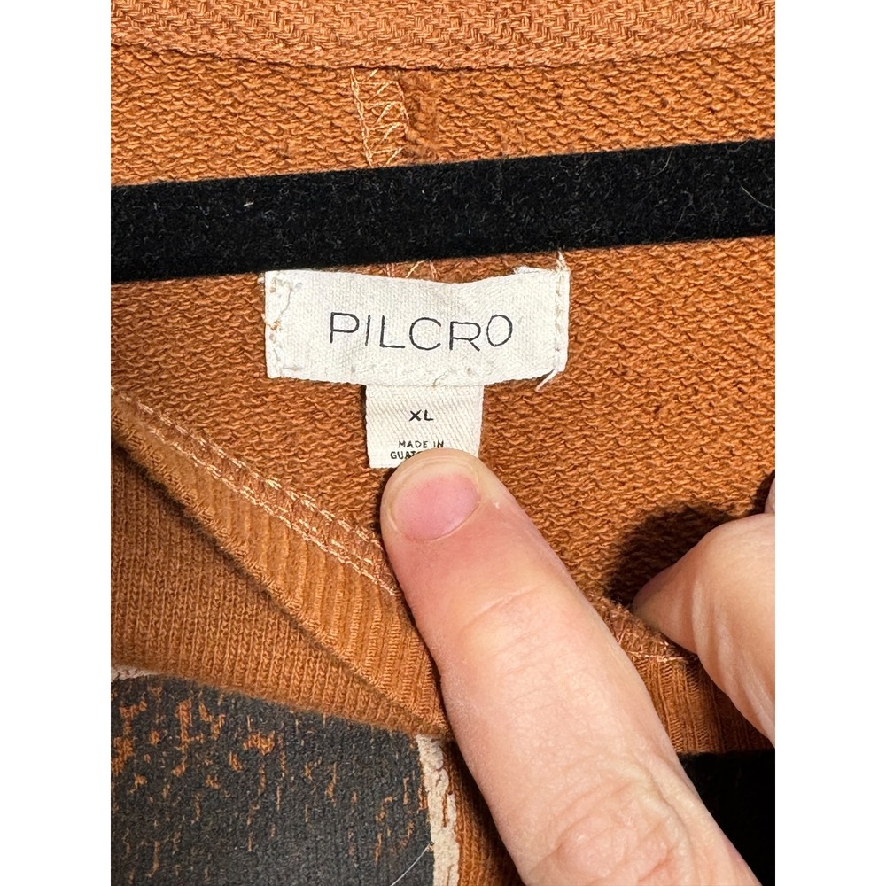 PILCRO 1979 Horse Graphic Crewneck Sweatshirt Brown XL Relaxed Fit *RARE* EUC - Picture 5 of 6